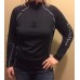 RCH Women's 1/4 Zip pullover-  black with orange print
